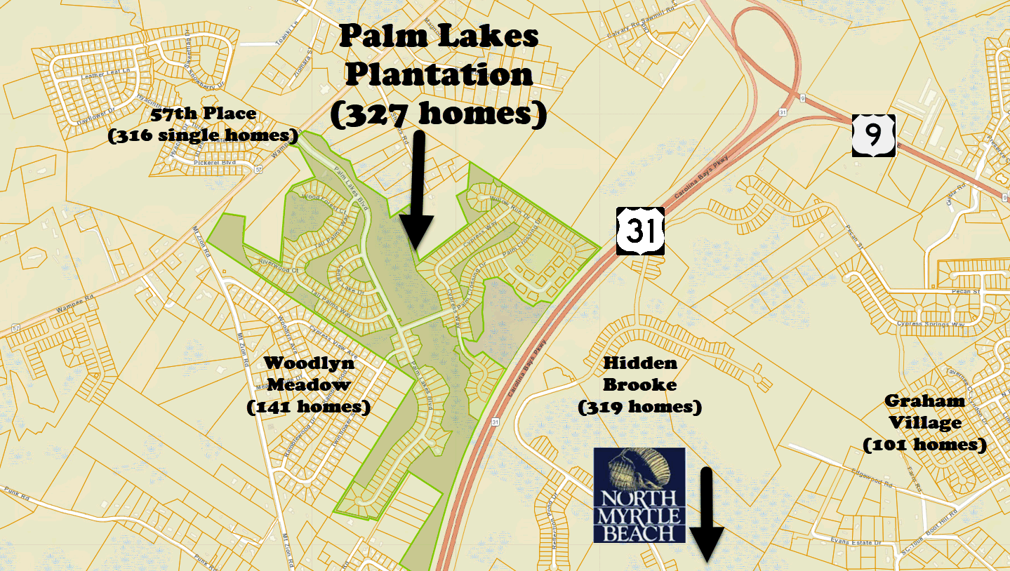 Palm Lakes Plantation new home community in Little River